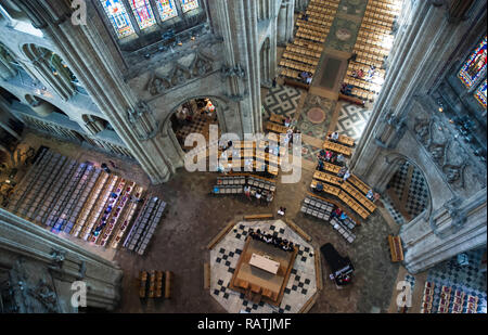 Cattedrale di Ely interno Foto Stock