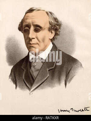 HENRY FAWCETT (1833-1884) economista britannico Foto Stock