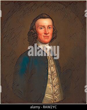 John Wollaston, American (attivo 1742-1775), John Stevens (?), c. 1749-1752, olio su tela. Reinventato Foto Stock