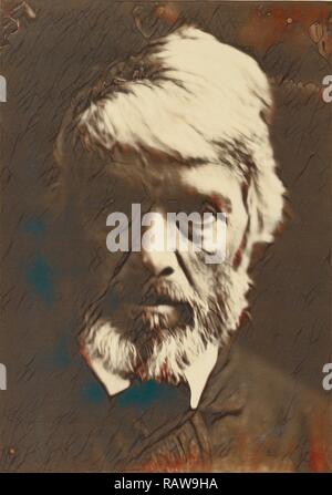 [Thomas Carlyle], Julia Margaret Cameron, britannico, nato in India, 1815 - 1879, Londra, Inghilterra, l'Europa, 1867, albume reinventato Foto Stock