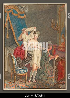 Nicolas Francois Regnault (francese, 1746 - c. 1810), le leva, colore attacco imbianchini e attacco. Reinventato Foto Stock