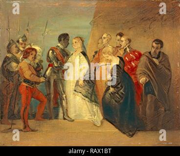 Il ritorno di Otello, "Otello,' atto II, scena II Otello, il Moro di Venezia, Thomas Stothard, 1755-1834, British reinventato Foto Stock