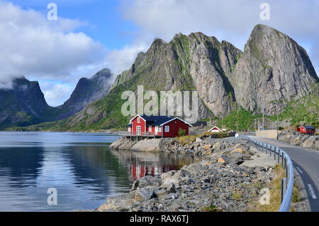 Isole Lofoten in Norvegia Foto Stock