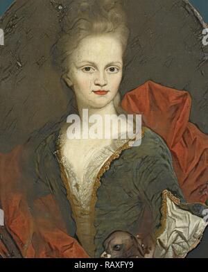 Anna Margaretha van Petcum (1676-1745). Moglie di Johan Arnold Zoutman, Johan van Diest, 1690 - 1720. Reinventato Foto Stock