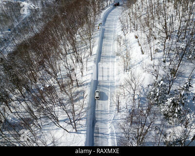 Viaggio attraverso la asahi dake hokkaido Foto Stock