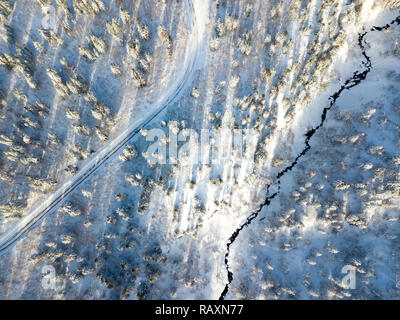 Viaggio attraverso la asahi dake hokkaido Foto Stock