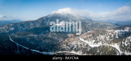 Panorama di montagna oakan dake Foto Stock