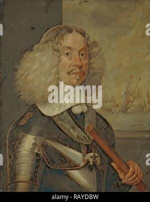 Ritratto del barone di Jacob van Wassenaer, signore di Obdam, Lieutenant-Admiral di Olanda e West-Friesland, Abramo reinventato Foto Stock