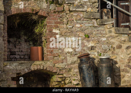 Grazioso cortile in Somerset Foto Stock