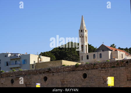 Inverno a Yaffa/Yafo in una giornata di sole Foto Stock