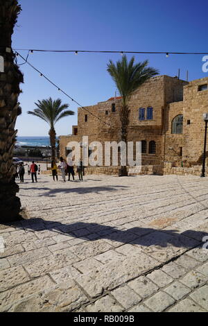 Inverno a Yaffa/Yafo in una giornata di sole Foto Stock