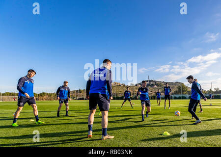 LA MANGA, Spanje, 05-01-2019, calcio, La Manga Club Resort, olandese eredivisie, stagione 2018/2019, , durante il training camp Heerenveen in La Manga 5-01-2019, Foto Stock