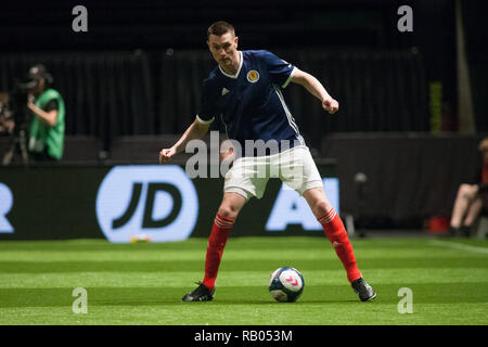 Glasgow, Regno Unito, 5 gennaio 2019v Galles Scozia, 2019 Sixes Star, calcio, SSE idro, Glasgow, Regno Unito - 5 Jan 2019; azione Credit: Scottish Borders Media/Alamy Live News Foto Stock