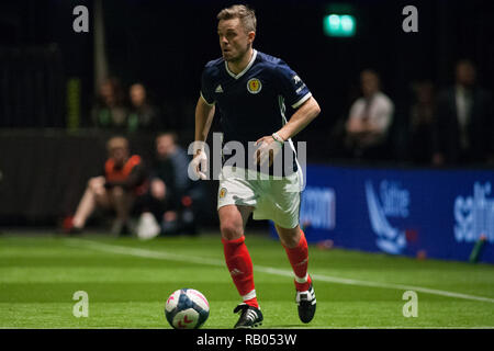 Glasgow, Regno Unito, 5 gennaio 2019v Galles Scozia, 2019 Sixes Star, calcio, SSE idro, Glasgow, Regno Unito - 5 Jan 2019; azione Credit: Scottish Borders Media/Alamy Live News Foto Stock