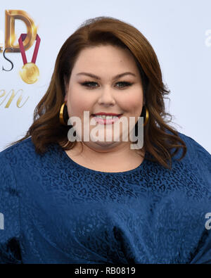 LA, Stati Uniti d'America. 5° gennaio 2019. Chrissy Metz assiste la sesta annuale "Gold incontra Golden' Party ospitato da Nicole Kidman e Nadia Comaneci presso la Casa sul tramonto a Hollywood, il 5 gennaio 2019. Credito: la foto di accesso/Alamy Live News Foto Stock