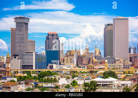 New Orleans, Louisiana, Stati Uniti d'America skyline del centro. Foto Stock