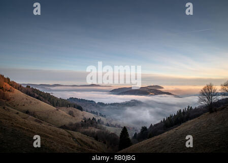 Escursioni intorno a teh magic Belchen nel sud della Germania Foto Stock