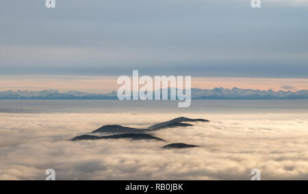 Escursioni intorno a teh magic Belchen nel sud della Germania Foto Stock