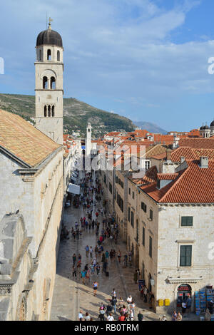 Monastero francescano nella città vecchia di Dubrovnik in Croazia Foto Stock