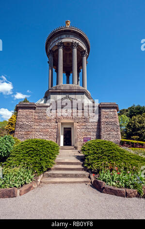 Robert Burns monumento in Burns National Heritage Park Alloway Scozia Scotland Foto Stock