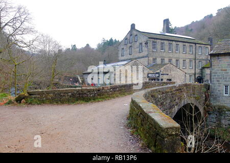 Gibson Mulino a Hardcastle Balze di Hebden Bridge West Yorkshire. Foto Stock