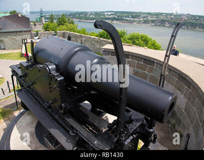 Viste prese entro la CItadelle del Québec in Old Quebec City, in Canada Foto Stock