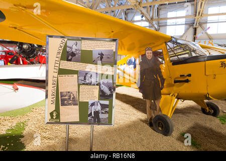 Modello della flotta 80 Canuck a Edmonton Aviation Museum Foto Stock