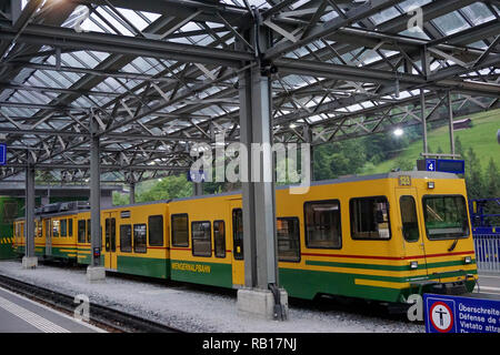 Wengernalp Railway Foto Stock