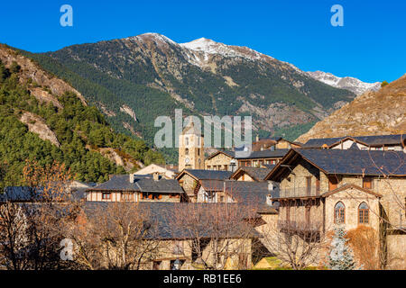Villaggio di Ordino Andorra Foto Stock