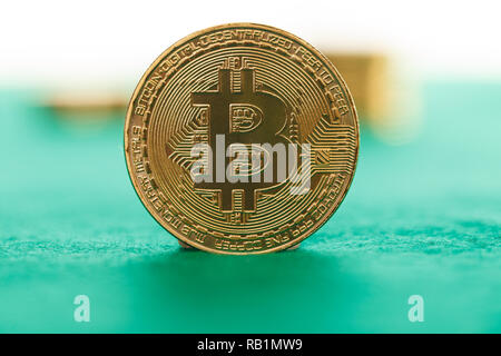 Bitcoin il futuro del sistema monetario mondiale Foto Stock