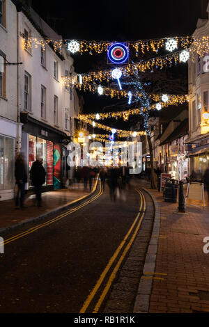 Brighton le luci di Natale 2018 Foto Stock