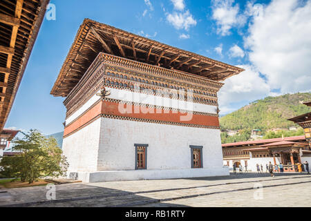 Thimphu tempio in Bhutan Foto Stock