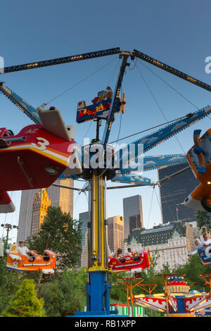 Giardini vittoriani è un carnevale estivo a Central Park, NYC Foto Stock