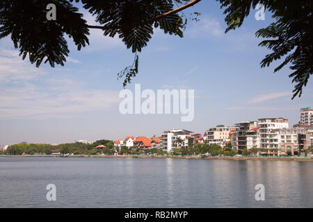 West Lake, Vietnam, Hanoi Foto Stock