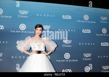 Los Angeles, Stati Uniti d'America. Gen 5, 2019. Sophia Carson presso gli arrivi per l arte di Elysium 12th Annual HEAVEN Gala, Luogo privato, Los Angeles, CA, 5 gennaio 2019. Credito: Priscilla concedere/Everett raccolta/Alamy Live News Foto Stock