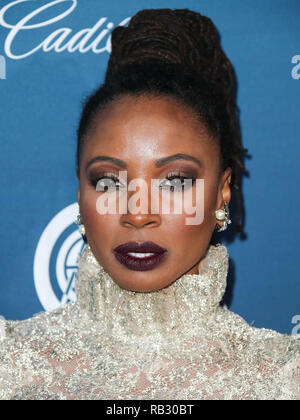 LOS ANGELES, Stati Uniti d'America - 05 gennaio: attrice Shanola Hampton arriva all'arte di Elysium's 12th Annual Heaven gala tenutosi in un luogo privato il 5 gennaio 2019 a Los Angeles, California, Stati Uniti. (Foto di Xavier COLLIN/Image Press Agency) Credito: Image Press Agency/Alamy Live News Foto Stock