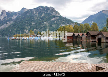 Traunsee, Lago, Salzkammergut, Austria Foto Stock