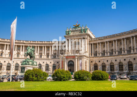 Biblioteca nazionale, Vienna, Austria Foto Stock