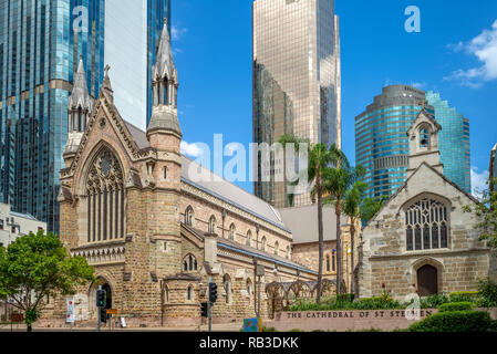 Cattedrale di St Stephen a Brisbane, Australia Foto Stock