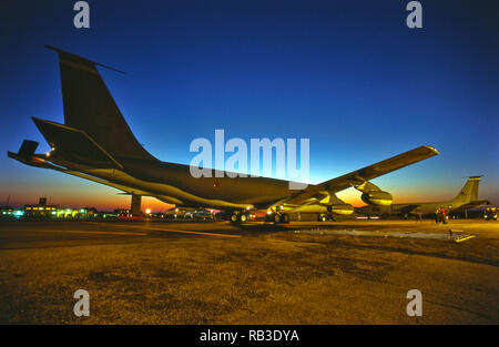 Boeing KC-135 Stratotanker il rifornimento aereo Foto Stock