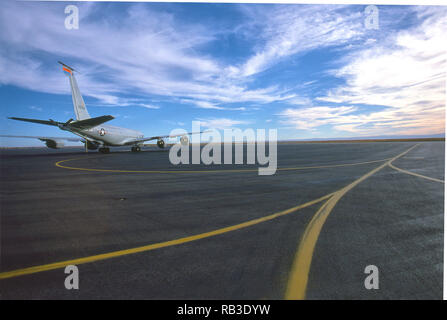 Boeing KC-135 Stratotanker il rifornimento aereo Foto Stock