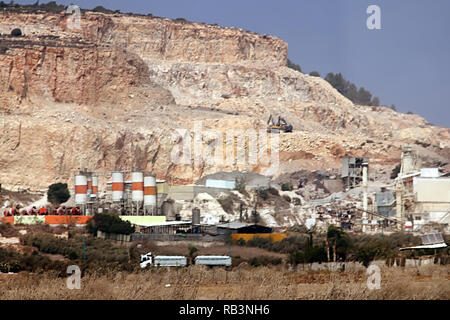 Grande cava in Israele Foto Stock