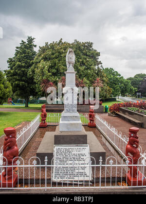 Rewi Maniapoto Memorial e di riserva, Kihikihi, Waipa distretto, Nuova Zelanda Foto Stock