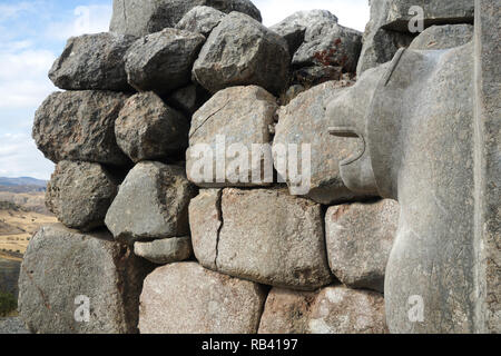 Porta del Leone a Hattusa che è stato ammesso alla lista del Patrimonio Mondiale dell'UNESCO nel 1986. Corum, Turchia. Foto Stock