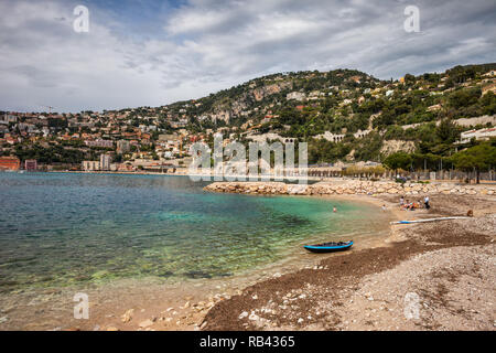 Villefranche sur Mer villaggio costiero in Francia Costa Azzurra Costa del Mare Mediterraneo Foto Stock