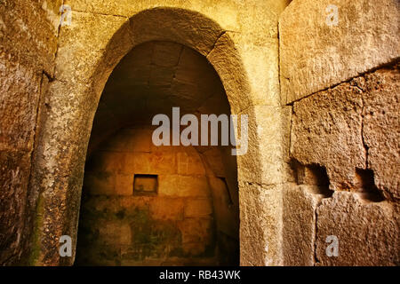 Qal'at Salah al-Din. Fortezza di Saladino Castello. Patrimonio Mondiale dell'UNESCO. Latakia Siria, Medio Oriente Foto Stock
