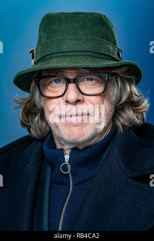 Leipzig, Germania. Xiv Dic, 2018. Il musicista e animatore Helge Schneider, registrati durante la MDR talk show 'Riverboat' su 14.12.2018 a Lipsia. Credito: Thomas Schulze/dpa-Zentralbild/ZB/dpa/Alamy Live News Foto Stock