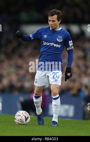 BERNARD, Everton FC, Everton FC V LINCOLN CITY, EMIRATES FA Cup, 2019 Foto Stock