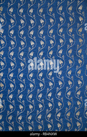 Antico tessuto ottomano tulip figure Foto Stock