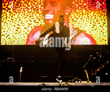 Il cantante americana, cantautore e ballerino Jason Derulo esegue un concerto dal vivo esegue un concerto dal vivo presso il Danish music festival polveriera 2016. Danimarca, 25/06 2016. Ad eccezione della Danimarca. Foto Stock